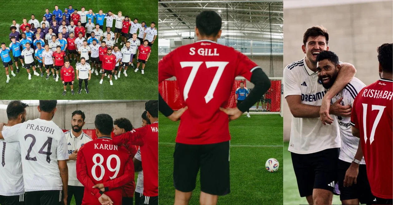 WATCH: Team India shares jerseys and laughter with Manchester United players at Carrington