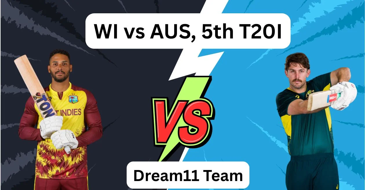 WI vs AUS, 5th T20I: Match Prediction, Dream11 Team, Fantasy Tips and Pitch Report | West Indies vs Australia 2025