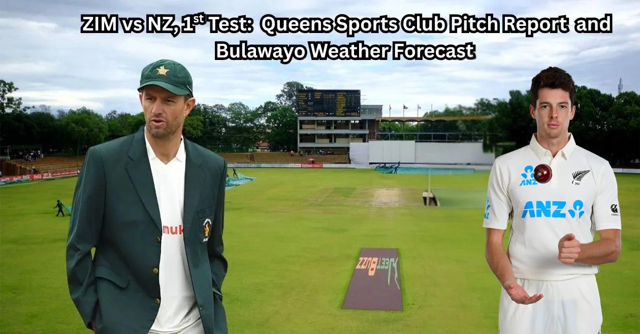 Zimbabwe vs New Zealand 2025: Queens Sports Club Pitch Report and Bulawayo Weather Forecast for the first Test