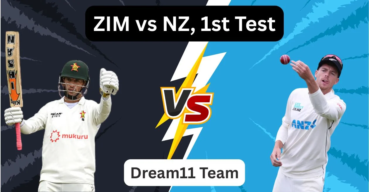 ZIM vs NZ, 1st Test: Match Prediction, Dream11 Team, Fantasy Tips and Pitch Report | Zimbabwe vs New Zealand