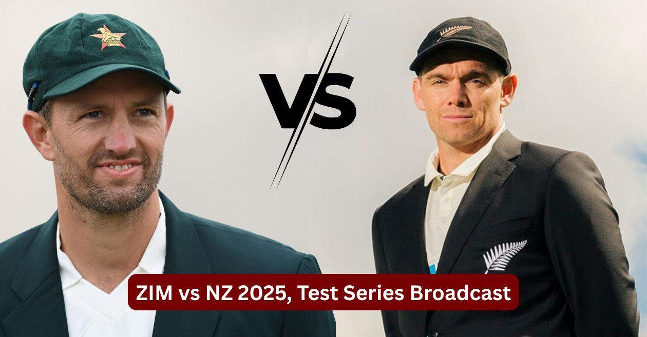 ZIM vs NZ 2025, Test series: Broadcast, Live Streaming details – When and where to watch in India, USA, New Zealand & other countries