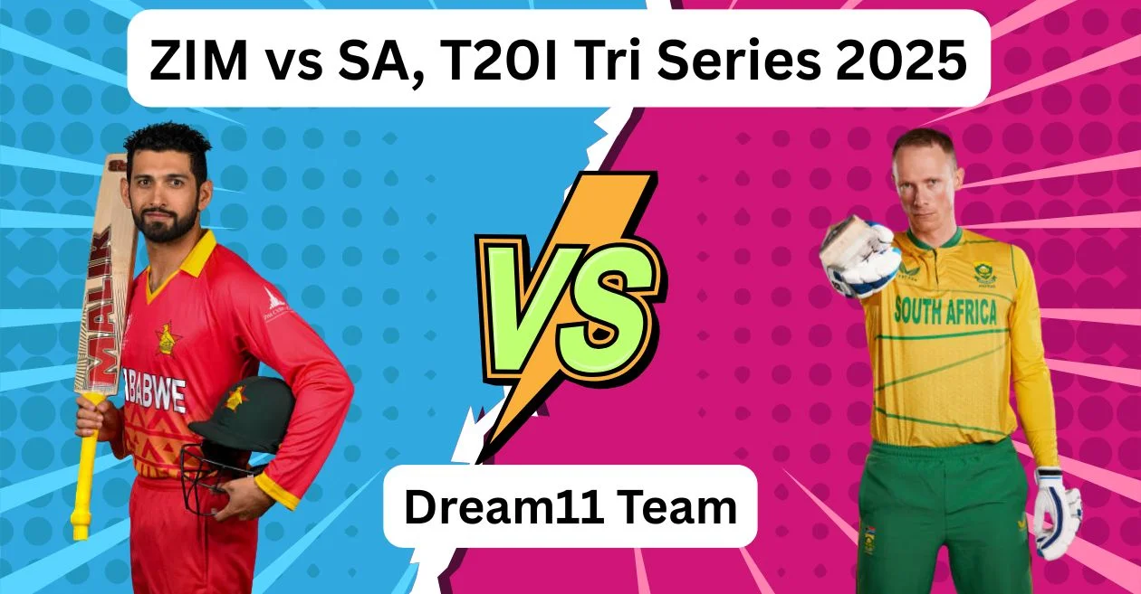 ZIM vs SA, T20I Tri-Series 2025: Match Prediction, Dream11 Team, Fantasy Tips and Pitch Report | Zimbabwe vs South Africa
