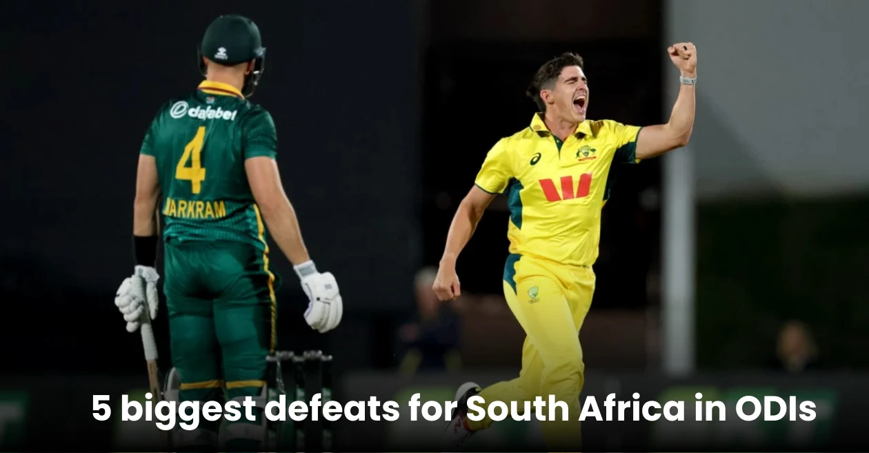 Biggest defeat against Australia! 5 heavy losses for South Africa in ODIs