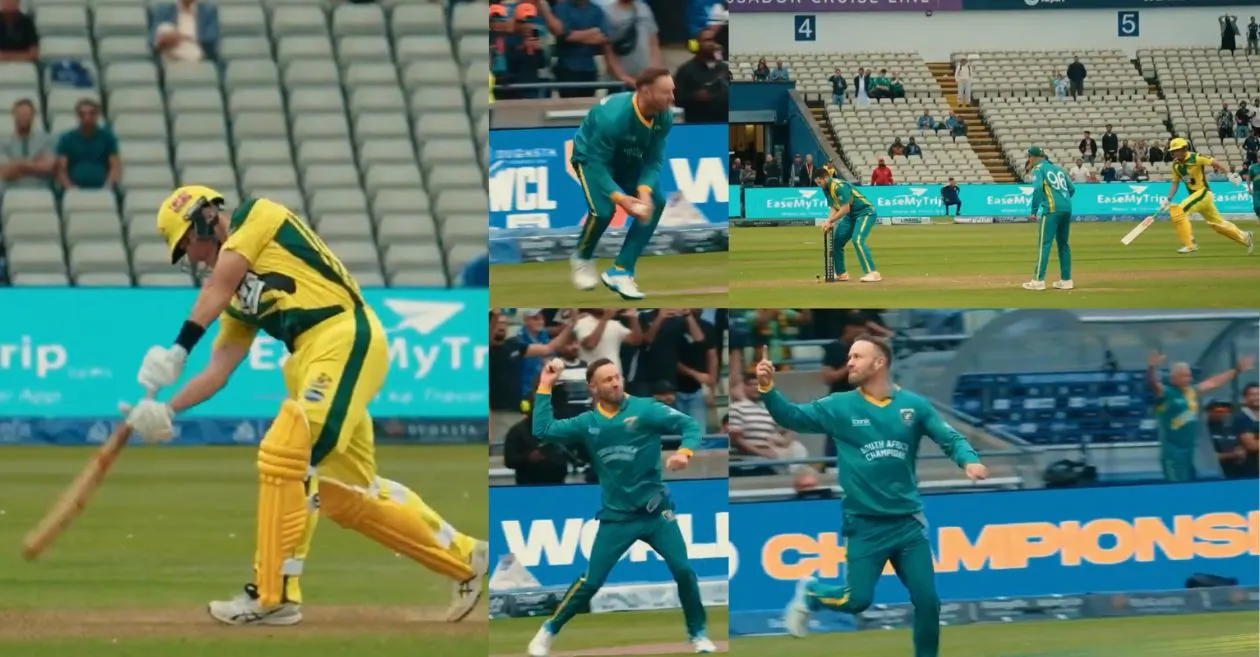 WATCH: AB de Villiers’ sensational run-out seals South Africa Champions’ win over Australia Champions for WCL 2025 final spot