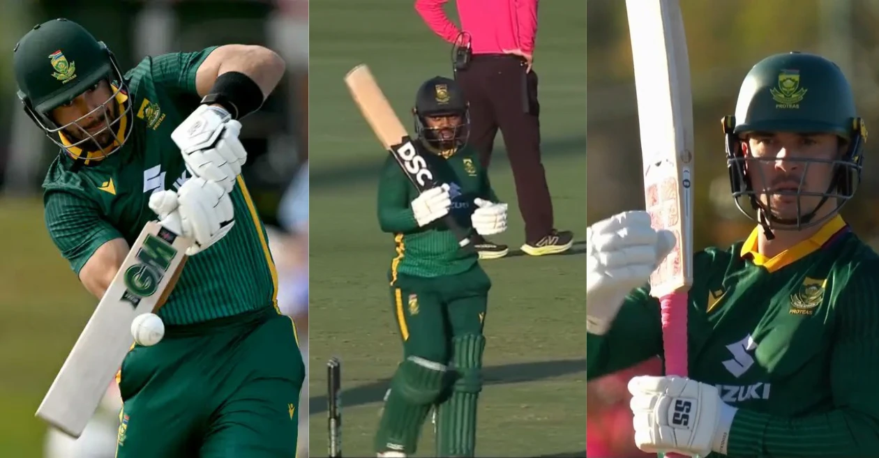 AUS vs SA 2025: Markram, Bavuma and Breetzke power South Africa to a competitive total in first ODI