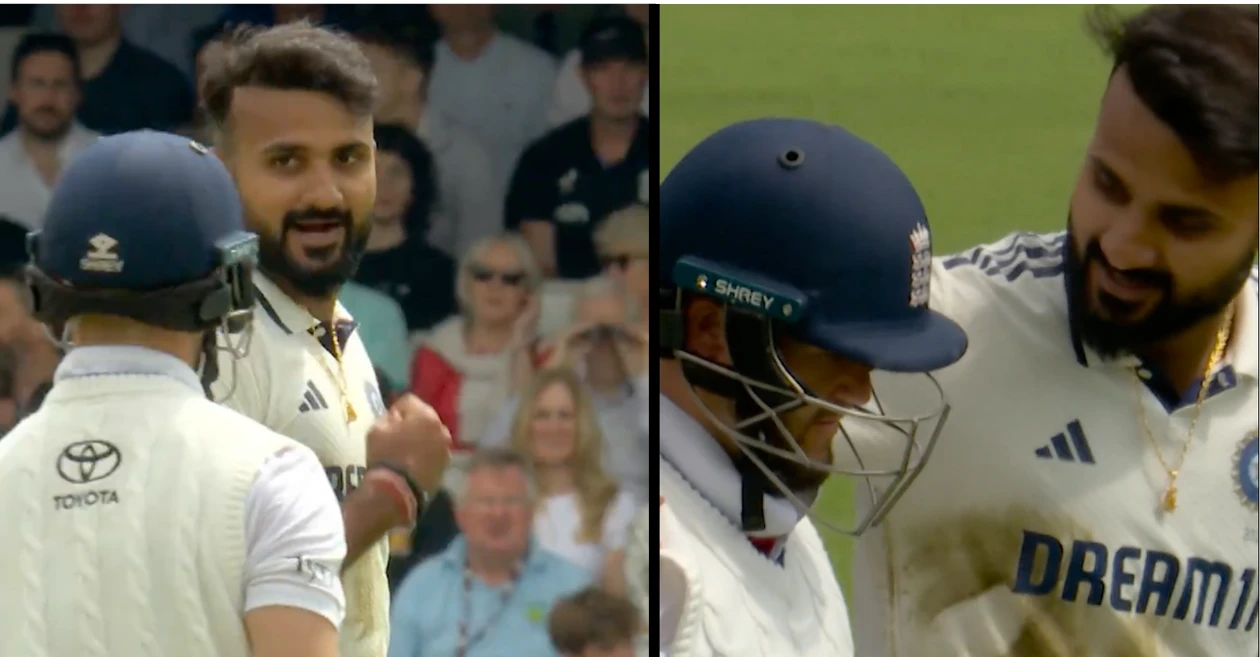 ENG vs IND [WATCH]: Akash Deep gives Ben Duckett a cheeky send-off after his dismissal in the Oval Test