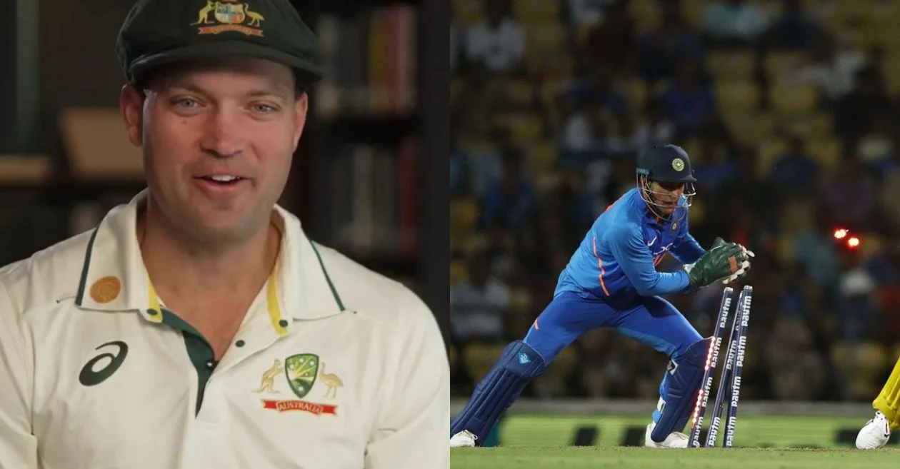 Alex Carrey calls MS Dhoni “a genius” while reacting to one of his most remarkable stumpings