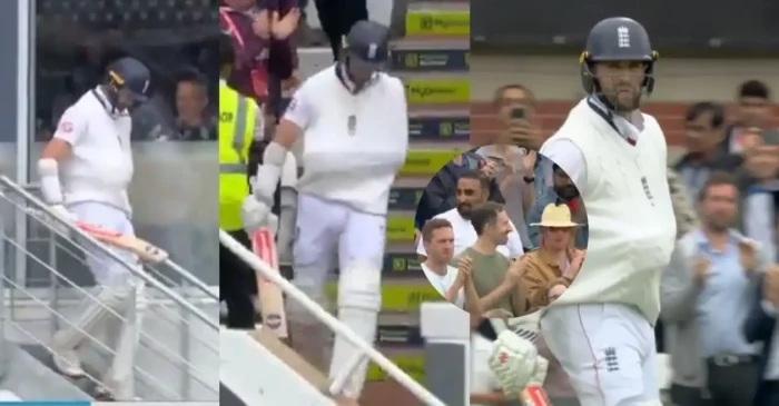 ENG vs IND [WATCH]: Chris Woakes comes out to bat with dislocated shoulder on Day 5 of Oval Test