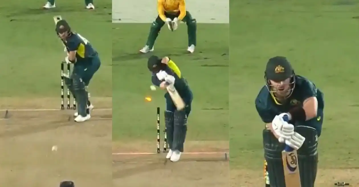 AUS vs SA [WATCH]: Corbin Bosch cleans up Josh Inglis with an absolute jaffa in 3rd T20I