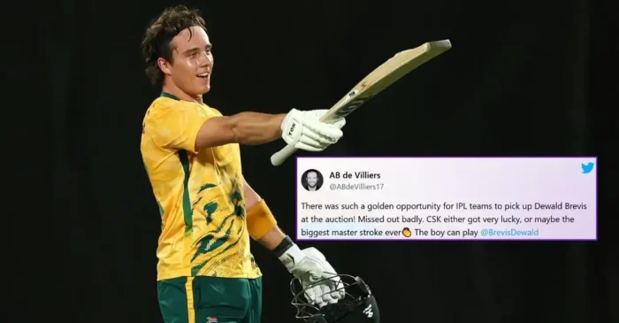 Fans go crazy as Dewald Brevis smashes second fastest century for South Africa in AUS vs SA 2nd T20I