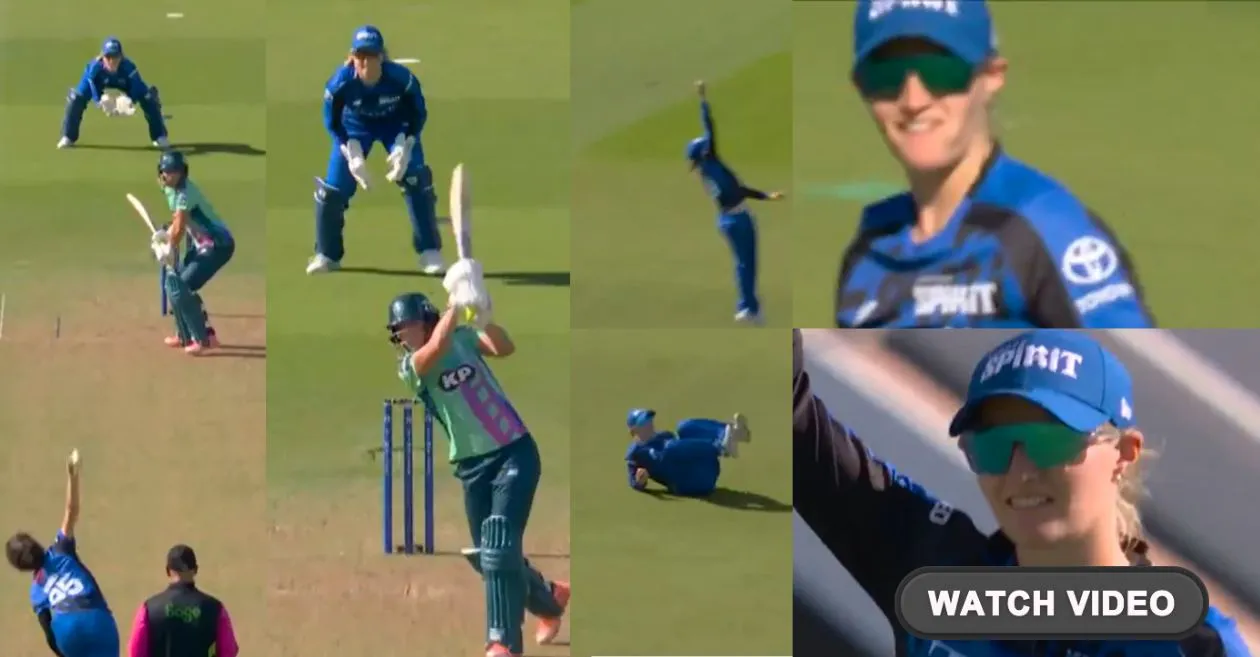 WATCH: Flying Charlie Dean plucks a screamer to dismiss Marizanne Kapp in The Hundred Women 2025