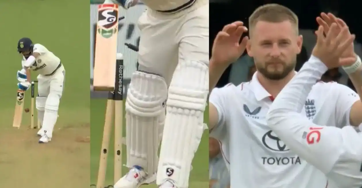 ENG vs IND [WATCH]: Gus Atkinson cleans up Mohammed Siraj with a jaffa on Day 2 of Oval Test