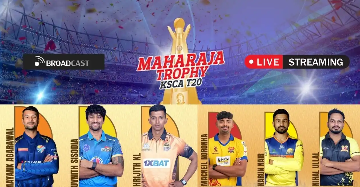 Maharaja Trophy KSCA T20 2025: Schedule, Broadcast and Live Streaming details