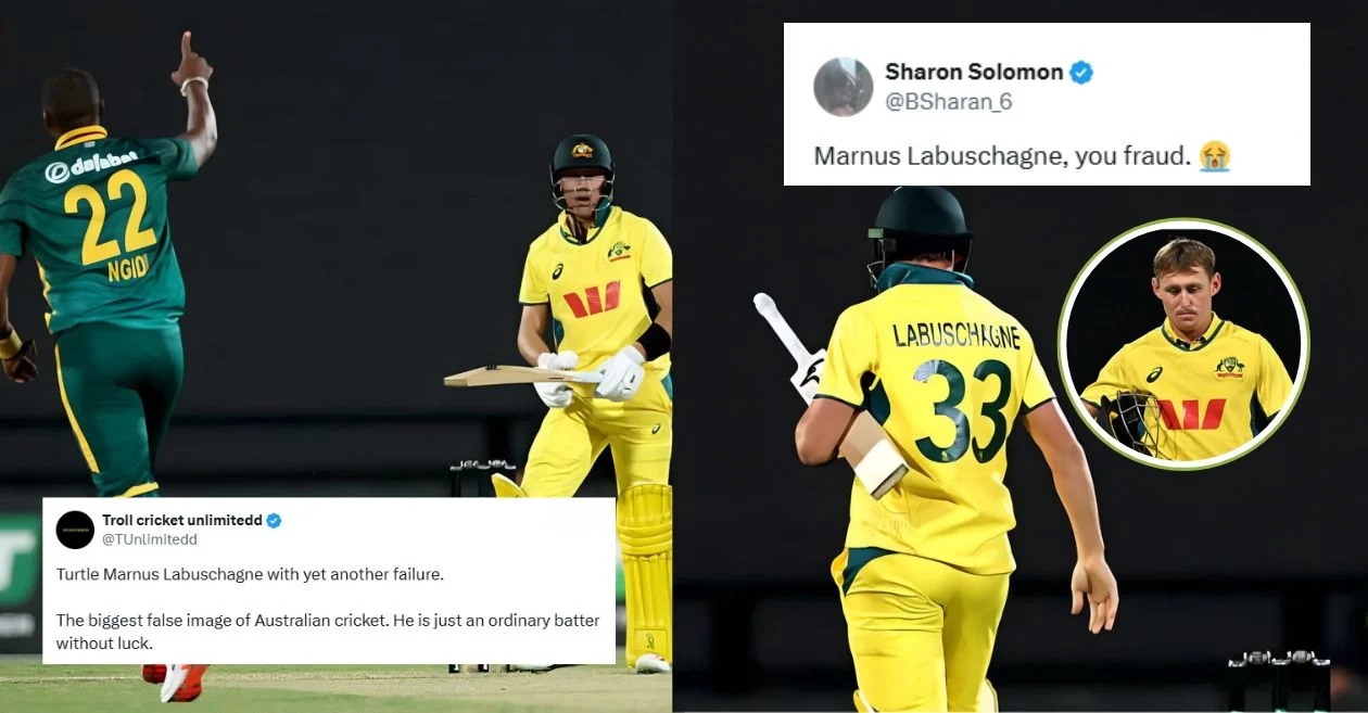 AUS vs SA: Fans brutally troll Marnus Labuschagne after his poor form with the bat continues in 2nd ODI