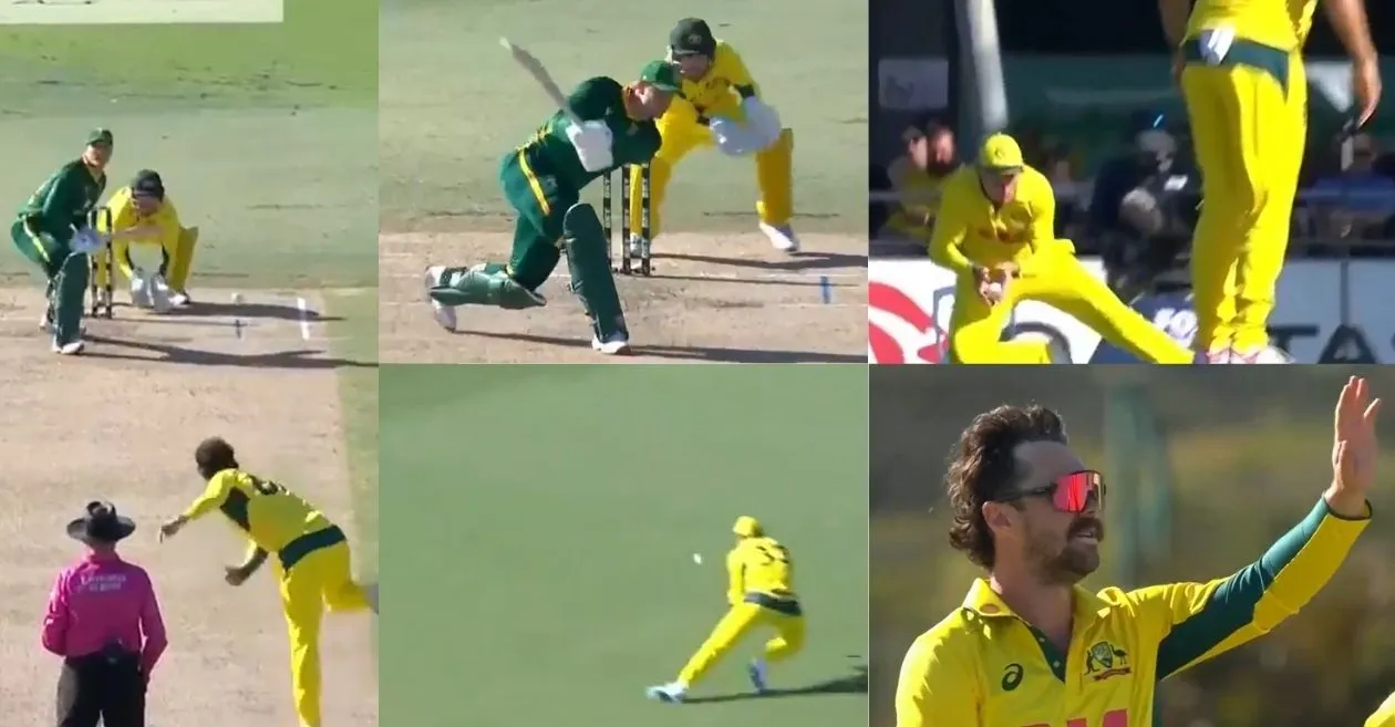 AUS vs SA: Marnus Labuschagne’s stunning low grab sends Ryan Rickelton packing in the 1st ODI