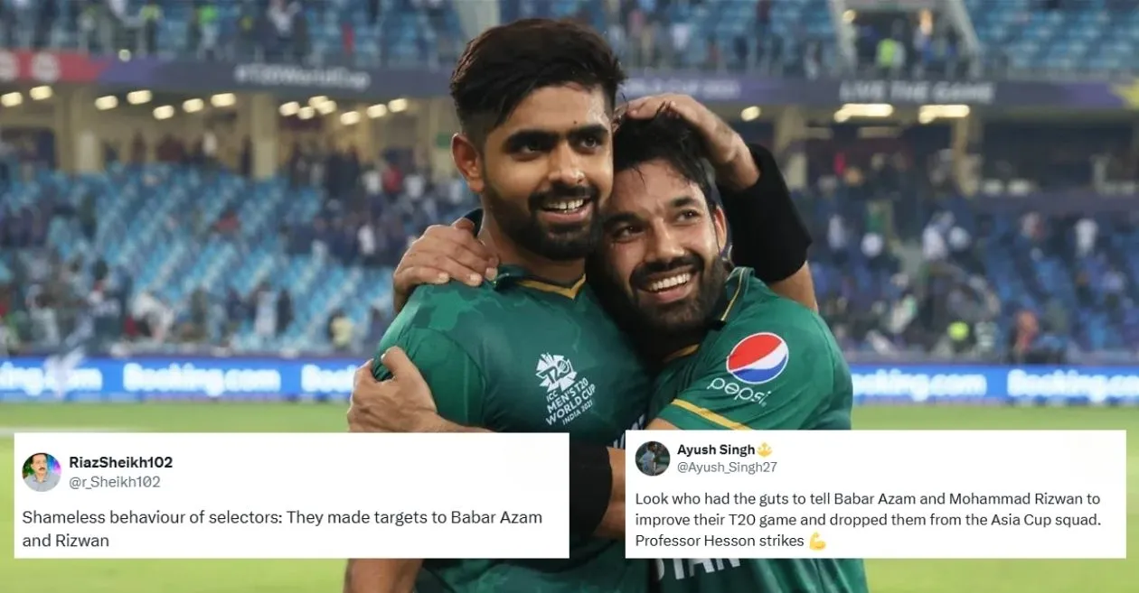 Fans react as Pakistan drop Babar Azam and Mohammad Rizwan from Asia Cup 2025 squad
