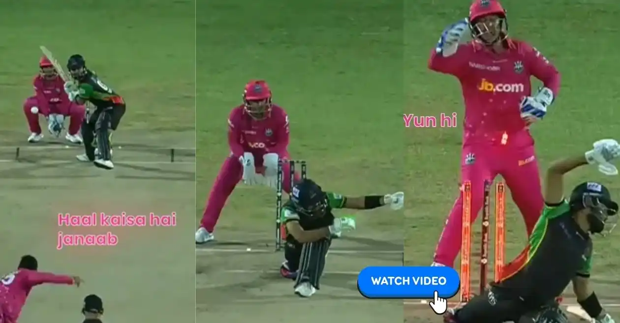 WATCH: Barbados Royals give Bollywood twist to mock Mohammad Rizwan’s dismissal in CPL 2025