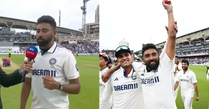 ENG vs IND: Mohammed Siraj’s heartfelt reaction after guiding India to series-levelling win at The Oval