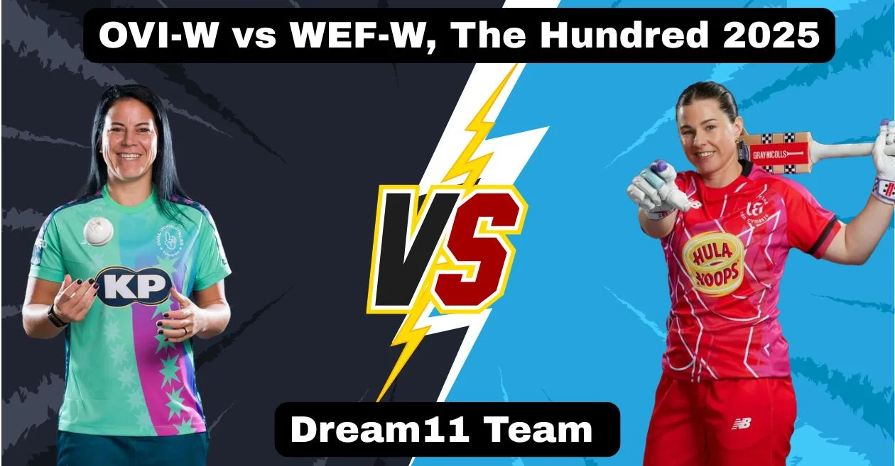 OVI-W vs WEF-W, The Hundred 2025: Match Prediction, Dream11 Team, Fantasy Tips and Pitch Report | Oval Invincibles Women vs Welsh Fire Women