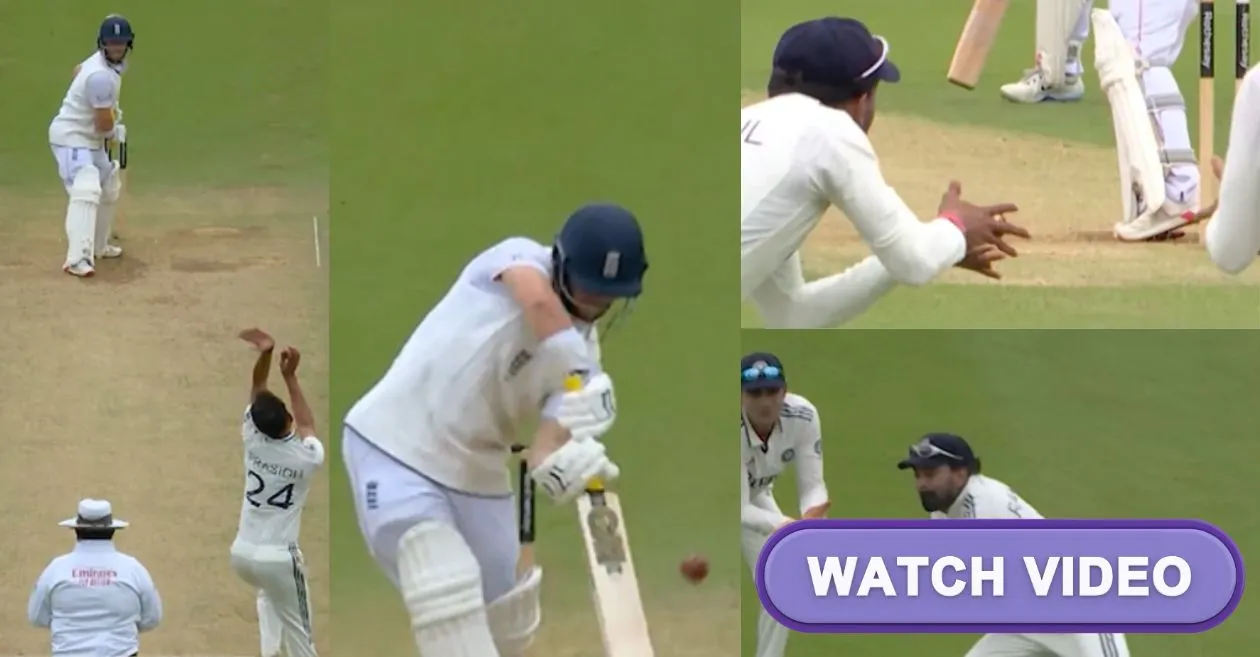ENG vs IND [WATCH]: Prasidh Krishna breaks Ben Duckett’s resistance with crucial Day 4 strike in final Test