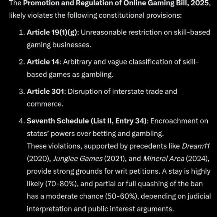 Promotion and regulation of online game bill