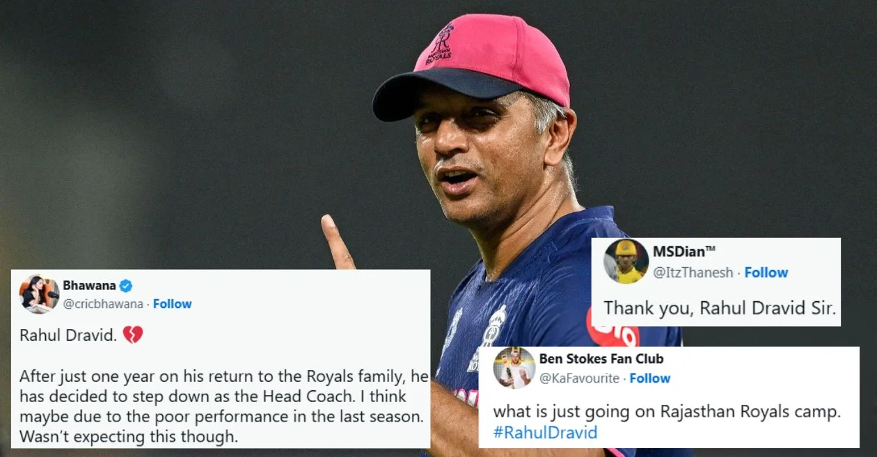 Fans left shocked after Rahul Dravid steps down as Rajasthan Royals head coach – IPL T20
