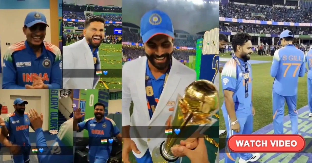 WATCH: Rishabh Pant shares rare behind-the-scenes moments from India’s Champions Trophy victory