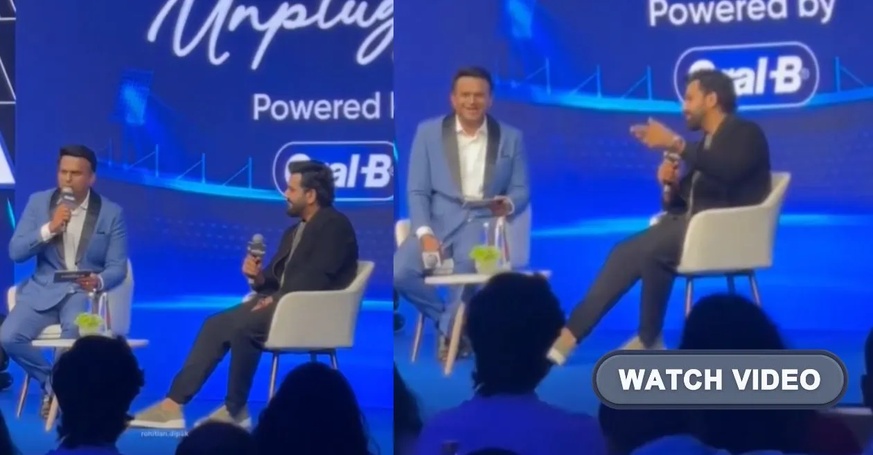 WATCH: Rohit Sharma’s witty response when asked which bowler he enjoys smashing for sixes