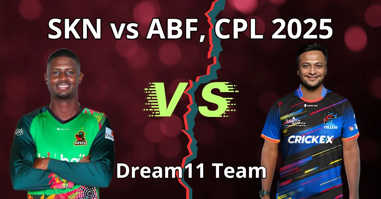 SKN vs ABF, CPL 2025: Match Prediction, Dream11 Team, Fantasy Tips and Pitch Report | St Kitts and Nevis Patriots vs Antigua and Barbuda Falcons