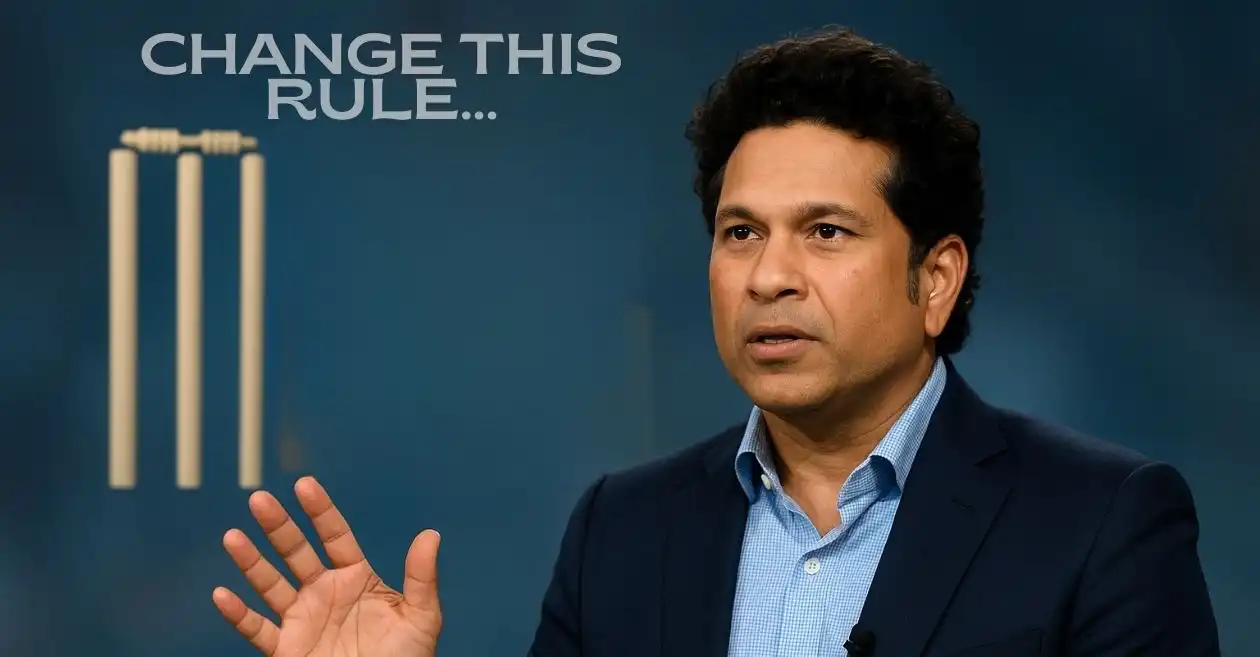 Sachin Tendulkar reveals the one cricket rule he would change in international cricket