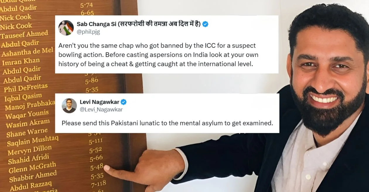 ‘Send this Pakistani lunatic to the mental asylum’: Fans brutally roast Shabbir Ahmed after he alleges Team India for using Vaseline in Oval Test