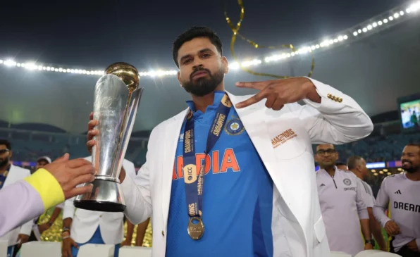 Shreyas Iyer after winning Champions Trophy 2024