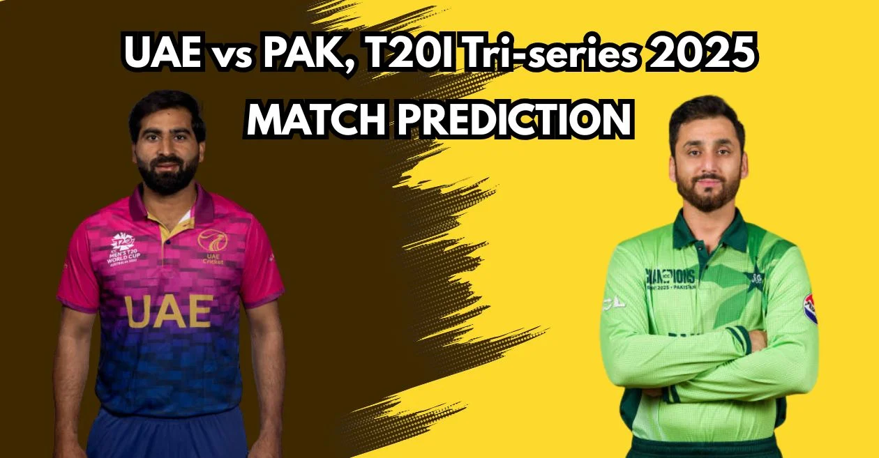 UAE vs PAK, T20I Tri Series 2025: Match Prediction – Who will win today’s game between United Arab Emirates and Pakistan?