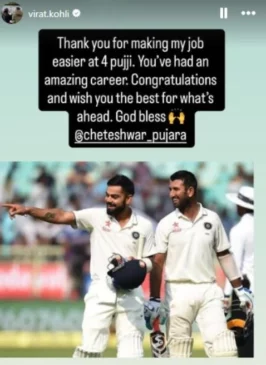 Virat Kohli and Cheteshwar Pujara