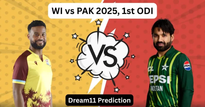 WI vs PAK 2025, 1st ODI: Match Prediction, Dream11 Team, Fantasy Tips and Pitch Report | West Indies vs Pakistan