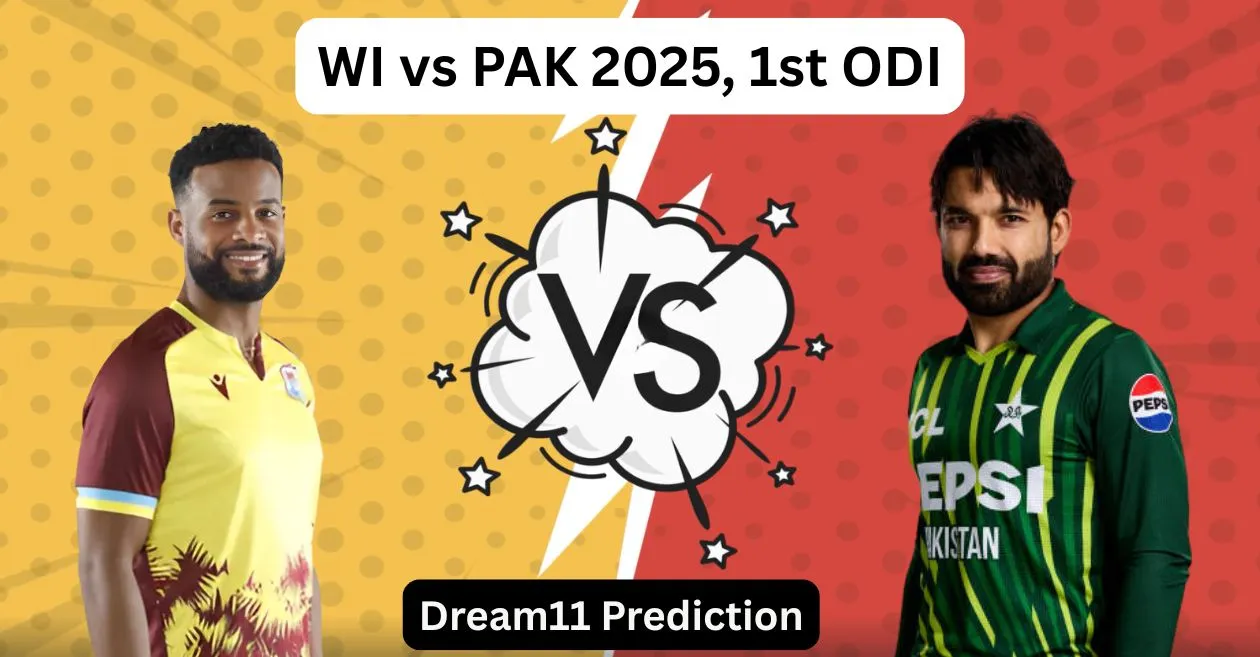 WI vs PAK 2025, 1st ODI: Match Prediction, Dream11 Team, Fantasy Tips and Pitch Report | West Indies vs Pakistan