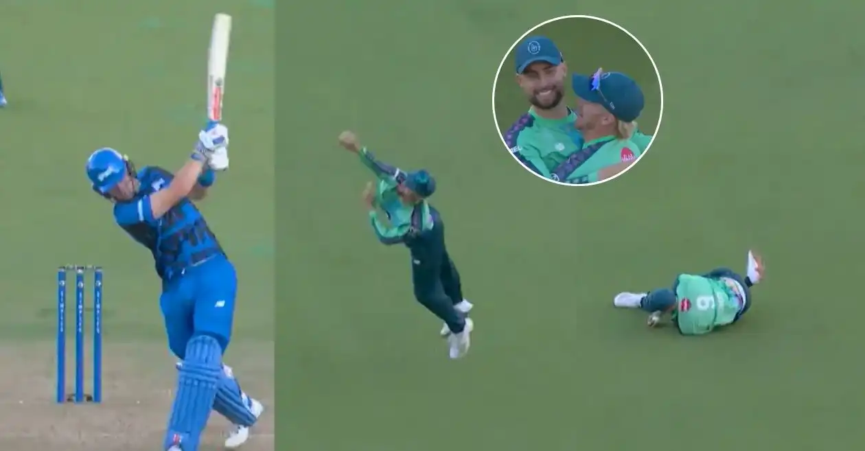 WATCH: Will Jacks plucks a one-handed blinder to dismiss Ollie Pope in The Hundred 2025