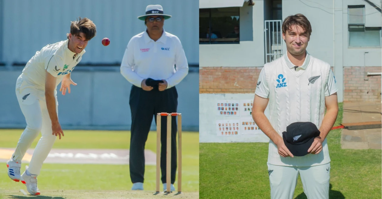 ZIM vs NZ: Debutant Zakary Foulkes stars in New Zealand’s record win in Test cricket