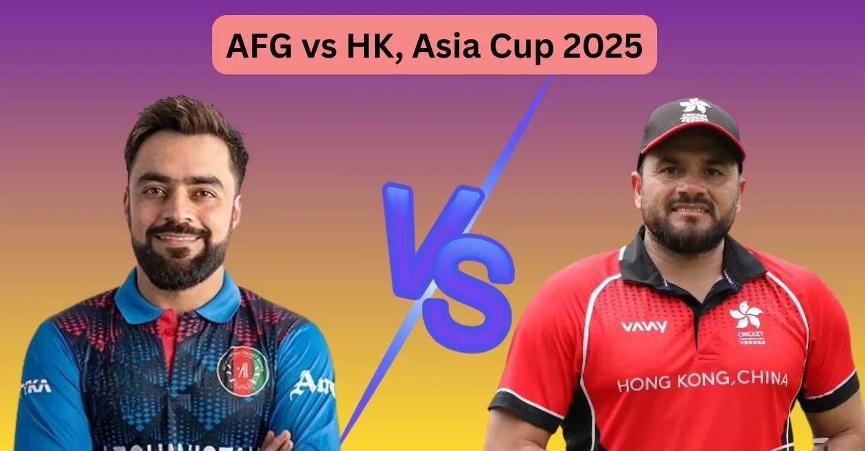 AFG vs HK, Asia Cup 2025 Match Prediction: Who will win today’s game between Afghanistan and Hong Kong?
