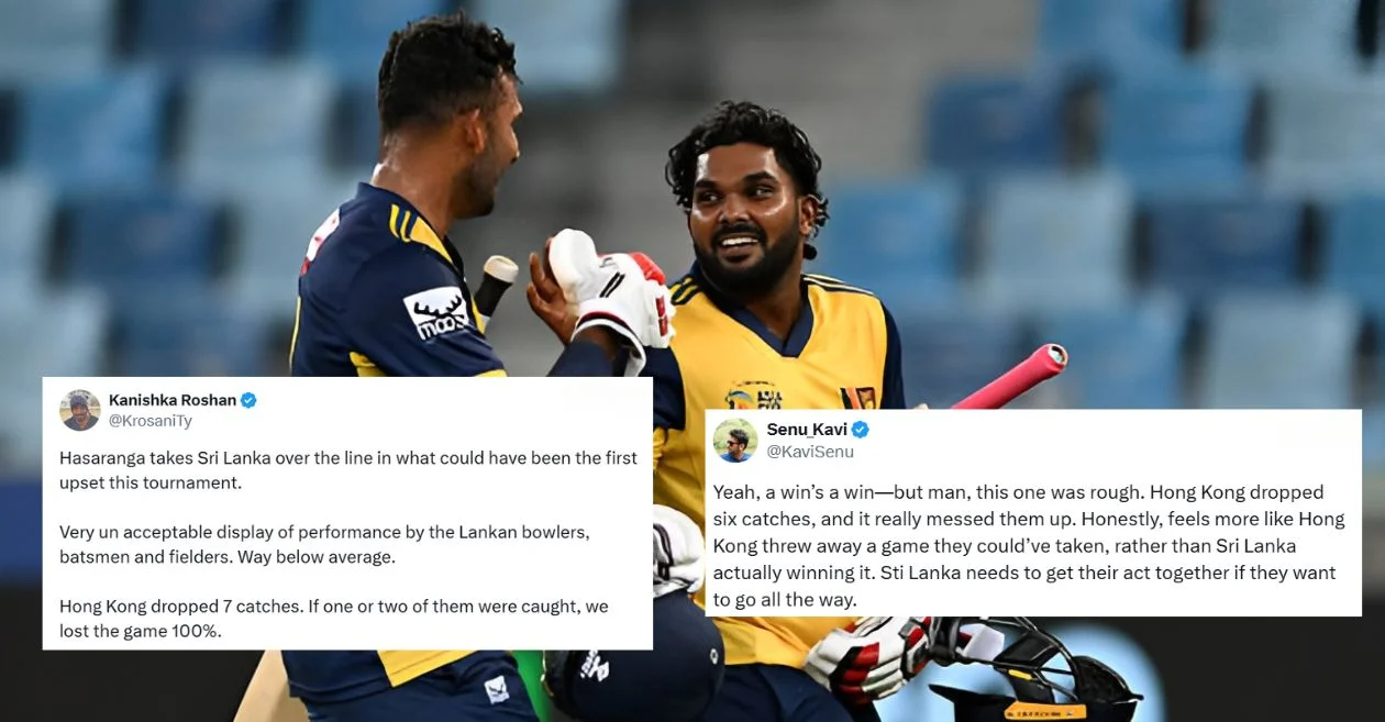 Asia Cup 2025: Fans go gaga as Sri Lanka survive Hong Kong scare to register a four-wicket win in a thriller