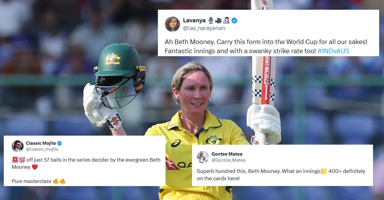 Fans go wild as Beth Mooney smashes joint second-fastest century in Women’s ODI cricket history | IND-W vs AUS-W