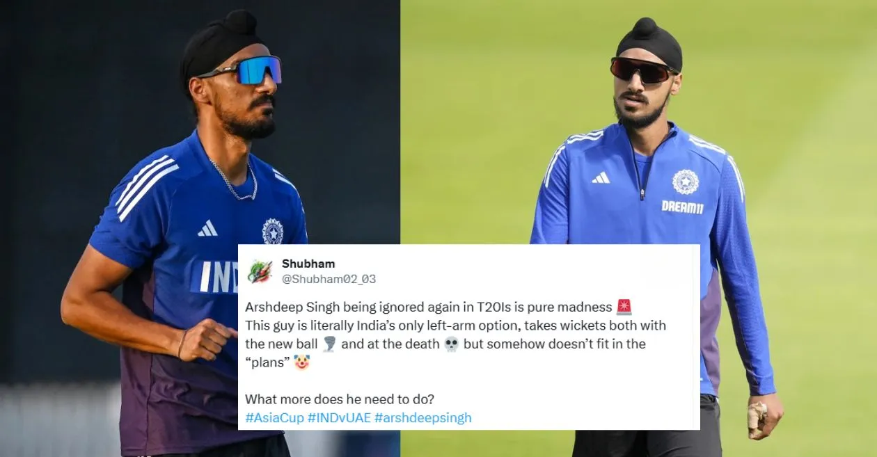 Asia Cup 2025: Fans outrage over Team India’s decision to bench Arshdeep Singh against UAE