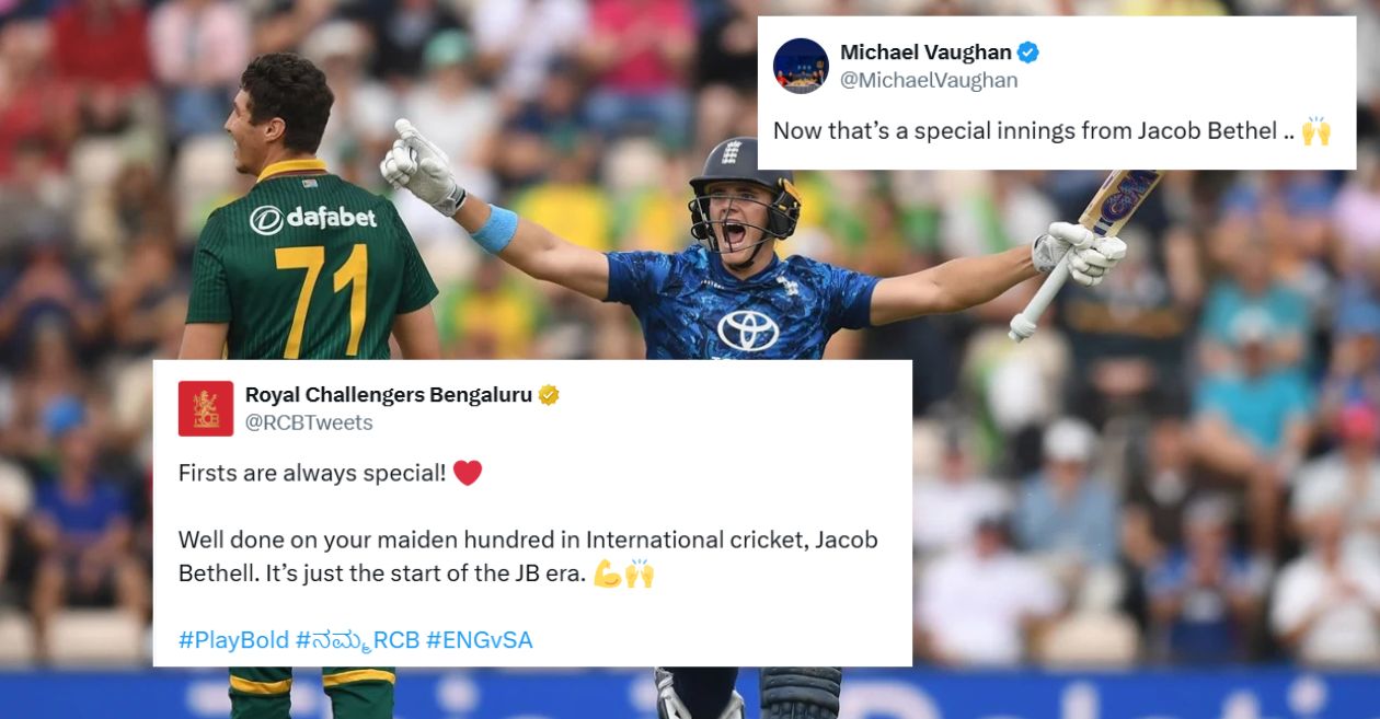 ENG vs SA: Fans go wild as Jacob Bethell shines with record-breaking maiden international hundred in the 3rd ODI