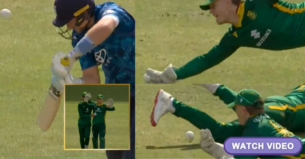 ENG vs SA [WATCH]: South Africa’s Ryan Rickelton pulls off magical catch to dismiss Joe Root in the 1st ODI