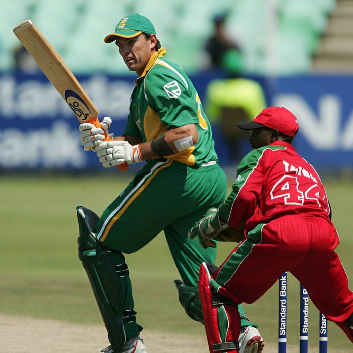 Justin Kemp against Zimbabwe