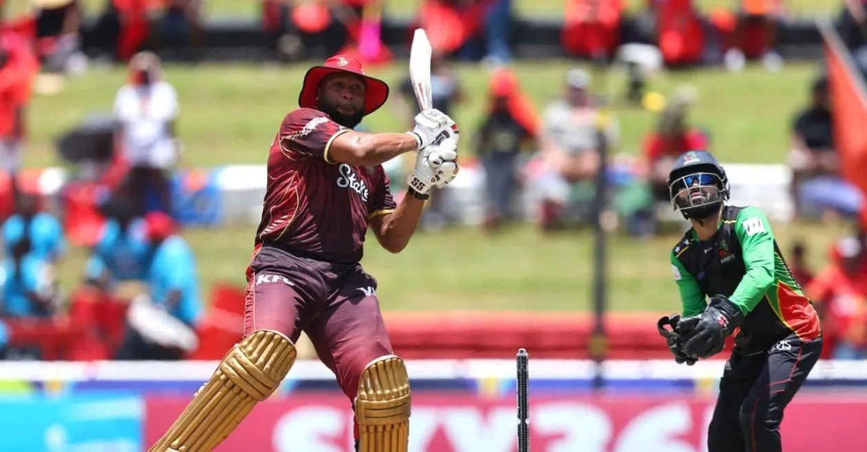 Kieron Pollard’s destructive knock guides Trinbago Knight Riders to a commanding triumph over St Kitts and Nevis Patriots in CPL 2025
