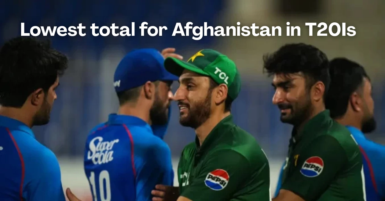 5 lowest totals for Afghanistan in T20Is ft. 66 all out vs Pakistan
