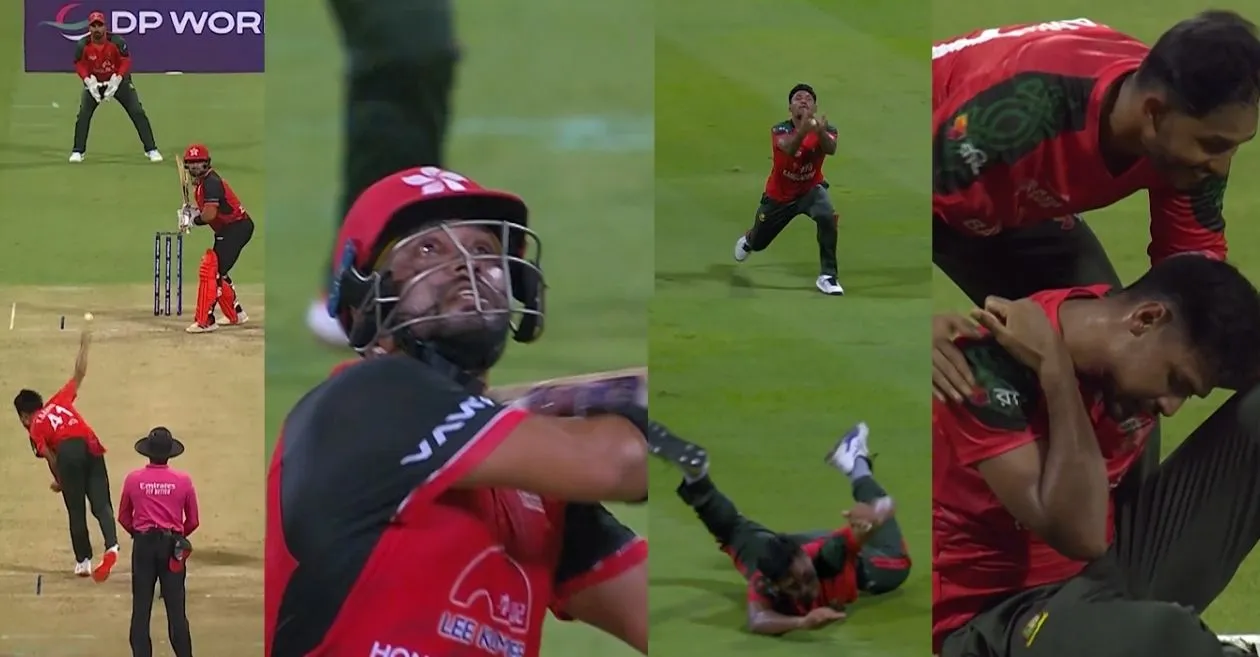 Asia Cup 2025 [WATCH]: Mustafizur Rahman takes a screamer to dismiss Zeeshan Ali in BAN vs HK game