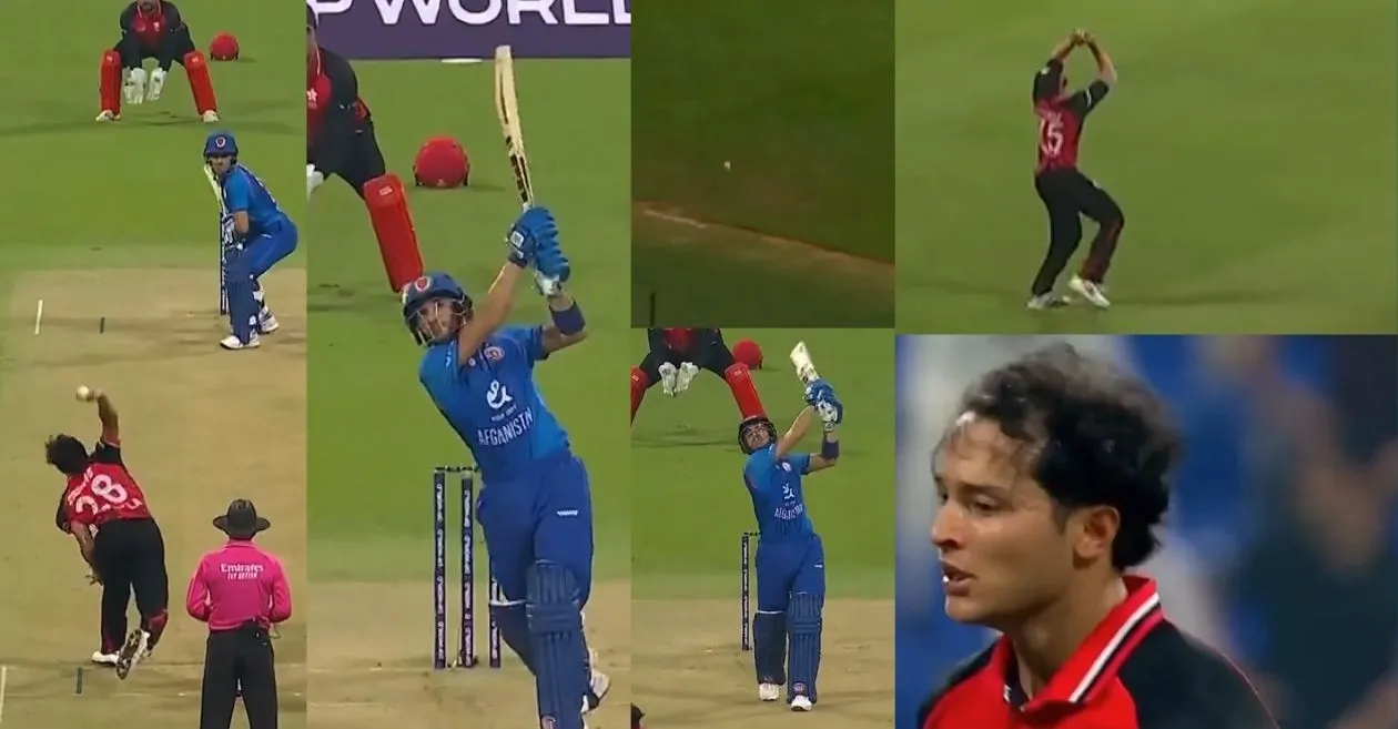 Asia Cup 2025 [WATCH]: Rahmanullah Gurbaz falls to Ayush Shukla right after hitting him for a huge six