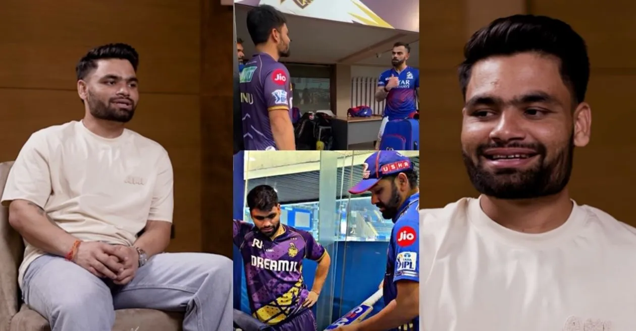 WATCH: Rinku Singh discloses his funny experience of seeking bats from Virat Kohli and Rohit Sharma